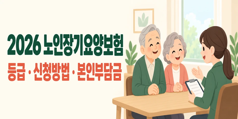 2026 노인장기요양보험 등급·신청방법·본인부담금 총정리