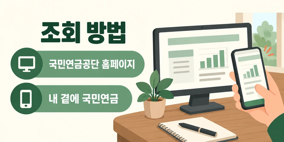 2026 국민연금 예상수령액 조회 국민연금 홈페이지와 앱에서 조회