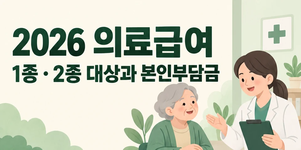 2026 의료급여 대상과 신청방법