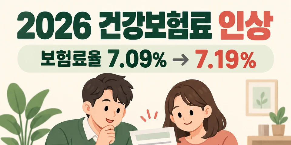 2026 건강보험료 인상 대상과 신청방법
