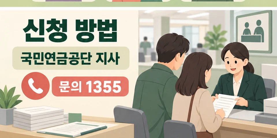 2026 국민연금 유족연금 국민연금공단 지사·1355 신청과 준비서류