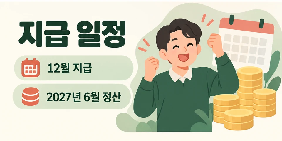 2026 근로장려금 반기신청 9월 신청·12월 지급·다음 해 6월 정산